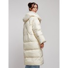Пальто утепленное зимнее женское, размер 42, цвет светло-бежевый - Фото 11