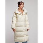 Пальто утепленное зимнее женское, размер 42, цвет светло-бежевый - Фото 10