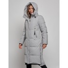 Пальто утепленное зимнее женское, размер 42, цвет серый - Фото 6