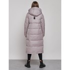 Пальто утепленное зимнее женское, размер 42, цвет серый - Фото 4