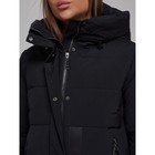 Пальто утепленное зимнее женское, размер 50, цвет чёрный - Фото 13