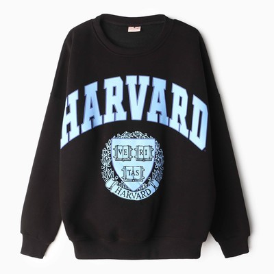 Свитшот женский НАЧЁС, цвет черный, р-р ONE SIZE (42-46)