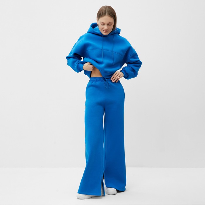 Костюм женский (толстовка/брюки) НАЧЁС, цвет ярко-синий, р-р M (44-46) - Фото 1