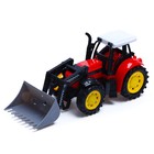 Трактор «Сельскохозяйственный», инерция, в пакете, МИКС - фото 23255169