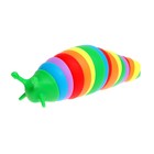 Развивающая игрушка «Цветная гусеничка», в пакете - фото 320852263