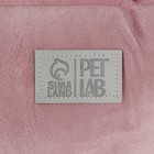 Лежанка для кошек и собак велюровая Pet Lab, 45 х 40 х 15 см, розовая - фото 7839887