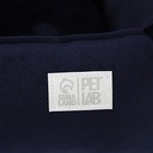 Лежанка для кошек и собак велюровая Pet Lab, 45 х 40 х 15 см, синяя - фото 7839897