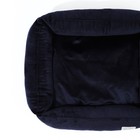 Лежанка велюровая Pet Lab, 45 х 40 х 15 см, синяя - фото 808107001