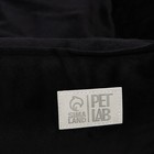 Лежанка для кошек и собак велюровая Pet Lab, 45 х 40 х 15 см, черная - фото 7839903