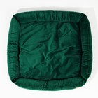 Лежанка для кошек и собак велюровая Pet Lab, 70 х 65 х 15 см, изумрудная - Фото 4