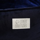 Лежанка для кошек и собак велюровая Pet Lab, 70 х 65 х 15 см, синяя - фото 23115390