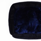 Лежанка для кошек и собак велюровая Pet Lab, 70 х 65 х 15 см, синяя - фото 23115392