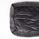 Лежанка для кошек и собак велюровая Pet Lab, 70×65×15 см, серая 9606193