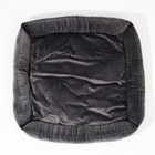 Лежанка для кошек и собак велюровая Pet Lab, 70×65×15 см, серая 9606193