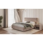 Кровать «Алькасар» без ПМ, 120×190 см, премиум велюр, цвет пыльная роза - Фото 2