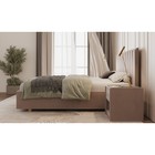 Кровать «Алькасар» без ПМ, 120×190 см, премиум велюр, цвет пыльная роза - Фото 3