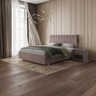 Кровать «Алькасар» без ПМ, 150×190 см, премиум велюр, цвет пыльная роза - Фото 2