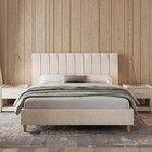 Кровать «Алькасар» без ПМ, 120×200 см, премиум велюр, цвет лепестки ландыша - Фото 1