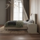 Кровать «Алькасар» без ПМ, 140×200 см, премиум велюр, цвет лепестки ландыша - Фото 4