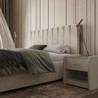 Кровать «Алькасар» без ПМ, 140×200 см, премиум велюр, цвет лепестки ландыша - Фото 6