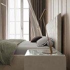 Кровать «Алькасар» без ПМ, 140×200 см, премиум велюр, цвет лепестки ландыша - Фото 7