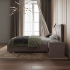 Кровать «Алькасар» с ПМ, 120×190 см, премиум велюр, цвет пыльная роза - Фото 4