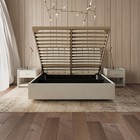 Кровать «Алькасар» с ПМ, 150×190 см, премиум велюр, цвет лепестки ландыша - Фото 3