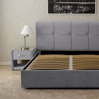 Кровать «Пантеон» без ПМ, 130×200 см, премиум велюр, цвет звёздная пыль - Фото 3
