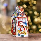 Подарочная коробка "Поздравление Деда Мороза" , Дом , 17,6 х 14,3 х 29 см - фото 7840664