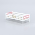 Кровать «Савушка-04», 1-ярусная, цвет розовый, 90х200 см - фото 301031312