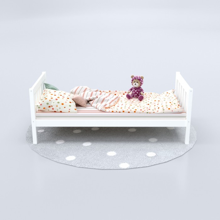 Кровать «Савушка-05», 1-ярусная, цвет белый, 90х200 см - фото 1909364107