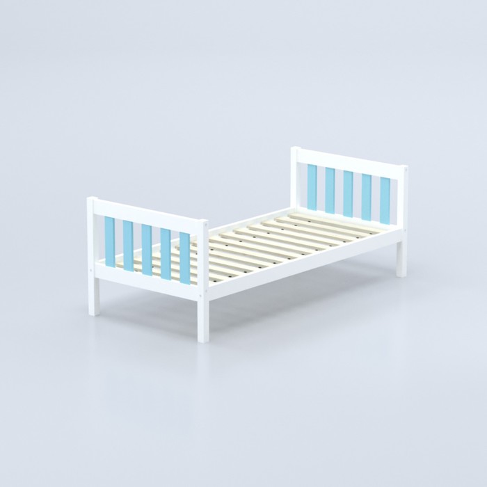 Кровать «Савушка-05», 1-ярусная, цвет голубой, 90х200 см - фото 1909364111