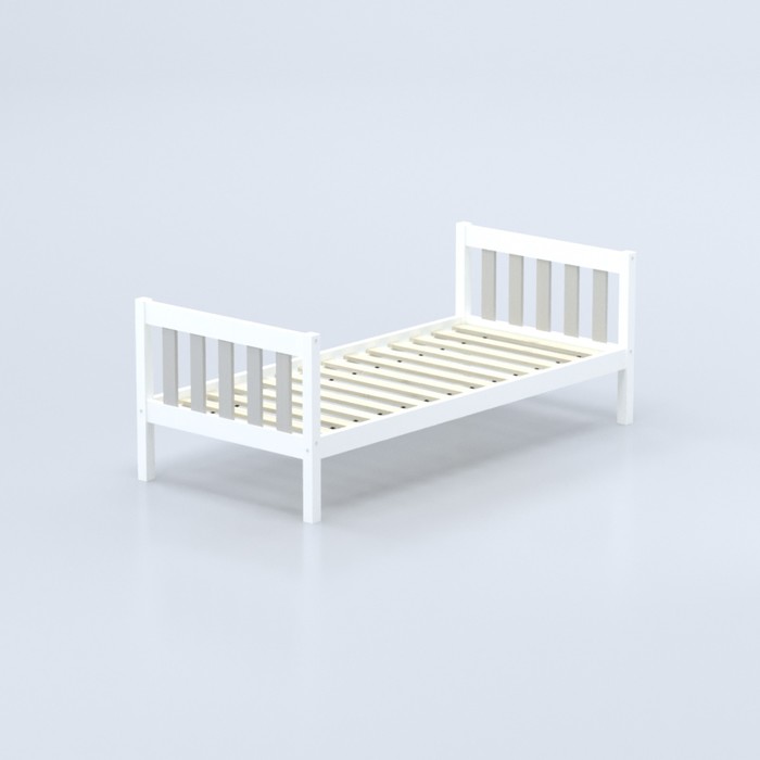 Кровать «Савушка-05», 1-ярусная, цвет серый, 90х200 см - фото 1909364127