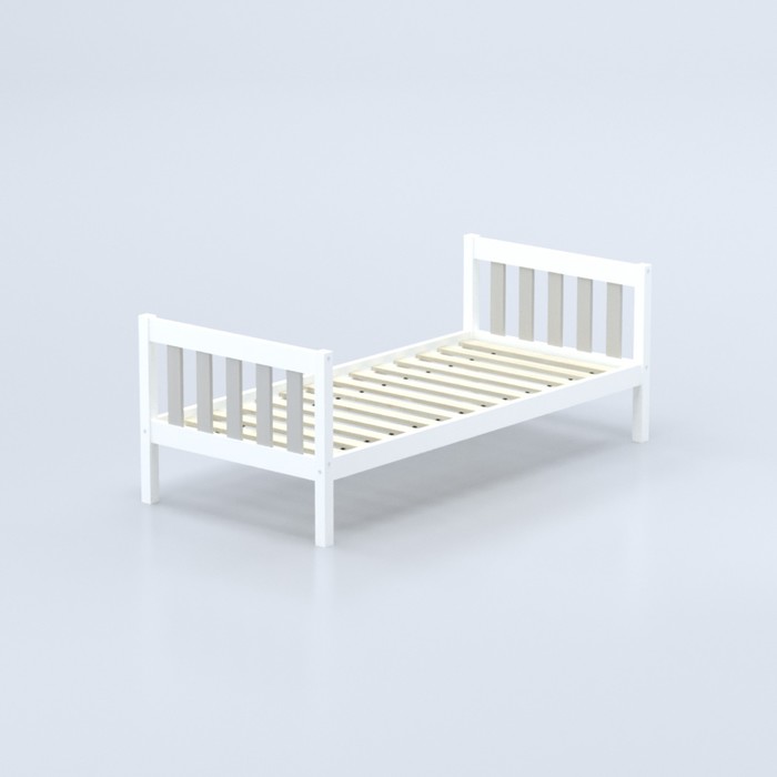 Кровать «Савушка-05», 1-ярусная, цвет серый, 90х200 см - фото 1909364129