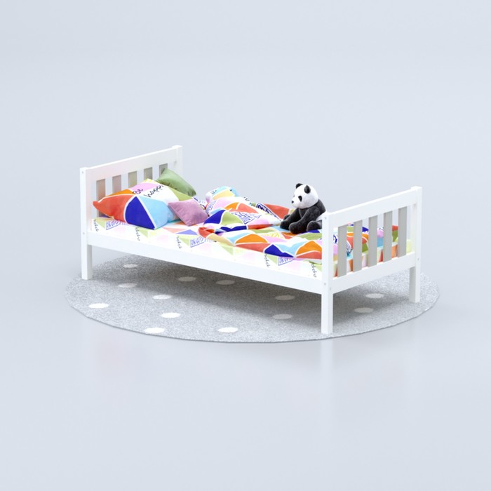 Кровать «Савушка-05», 1-ярусная, цвет серый, 90х200 см - фото 1909364130