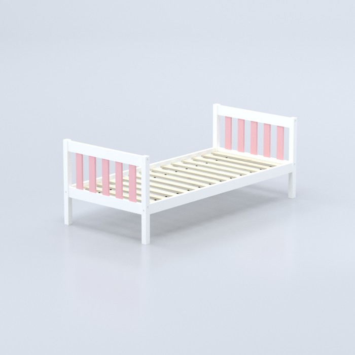 Кровать «Савушка-05», 1-ярусная, цвет розовый, 90х200 см - фото 1909364138