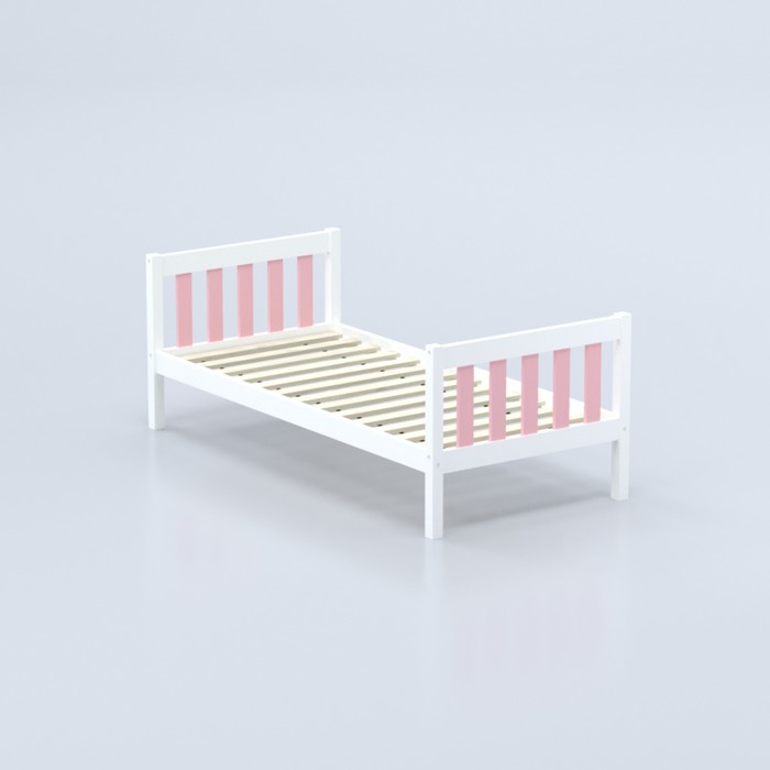 Кровать «Савушка-05», 1-ярусная, цвет розовый, 90х200 см - фото 1909364139
