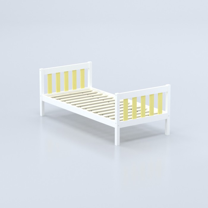 Кровать «Савушка-05», 1-ярусная, цвет жёлтый, 90х200 см - фото 1909364145
