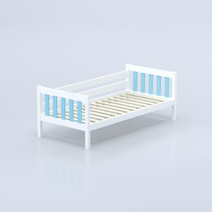 Кровать «Савушка-06», 1-ярусная, цвет голубой, 90х200 см - фото 1909364158