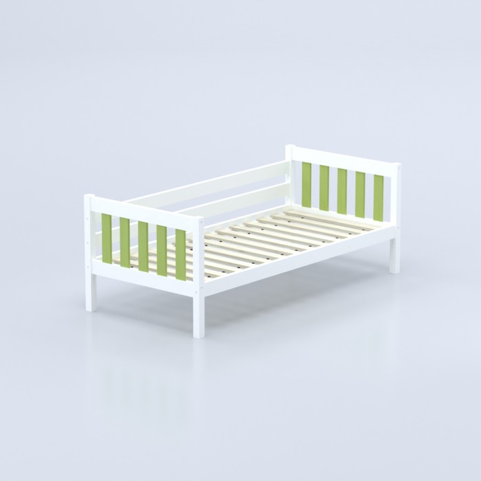 Кровать «Савушка-06», 1-ярусная, цвет зелёный, 90х200 см - фото 1909364170