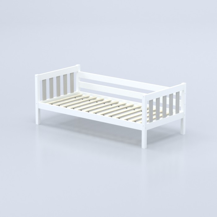 Кровать «Савушка-06», 1-ярусная, цвет серый, 90х200 см