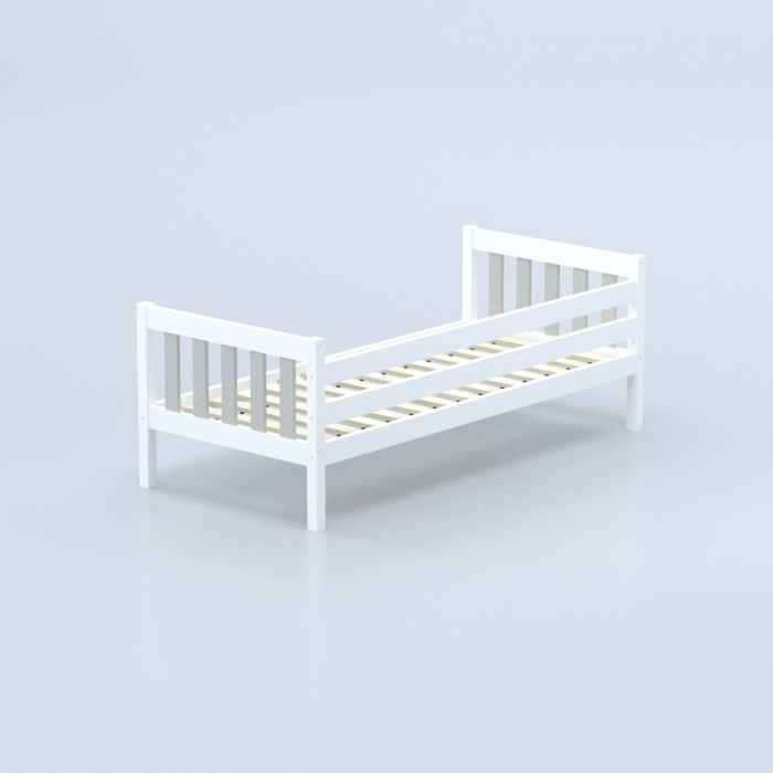 Кровать «Савушка-06», 1-ярусная, цвет серый, 90х200 см - фото 1909364174