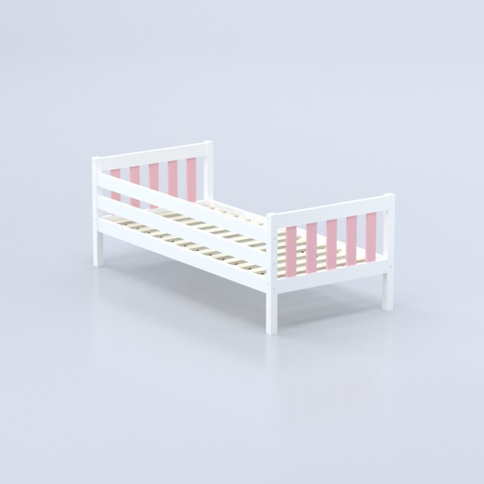Кровать «Савушка-06», 1-ярусная, цвет розовый, 90х200 см - фото 1909364187