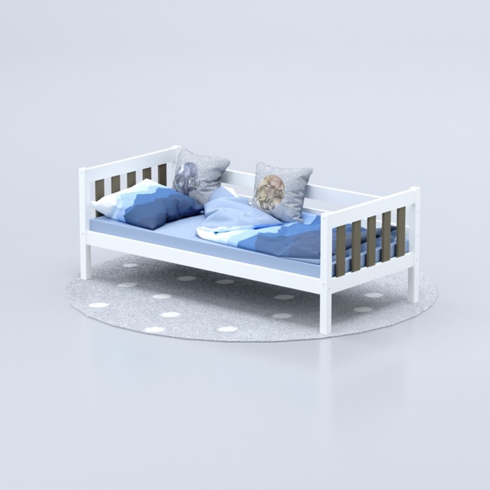 Кровать «Савушка-06», 1-ярусная, цвет бежевый, 90х200 см - фото 1928353075