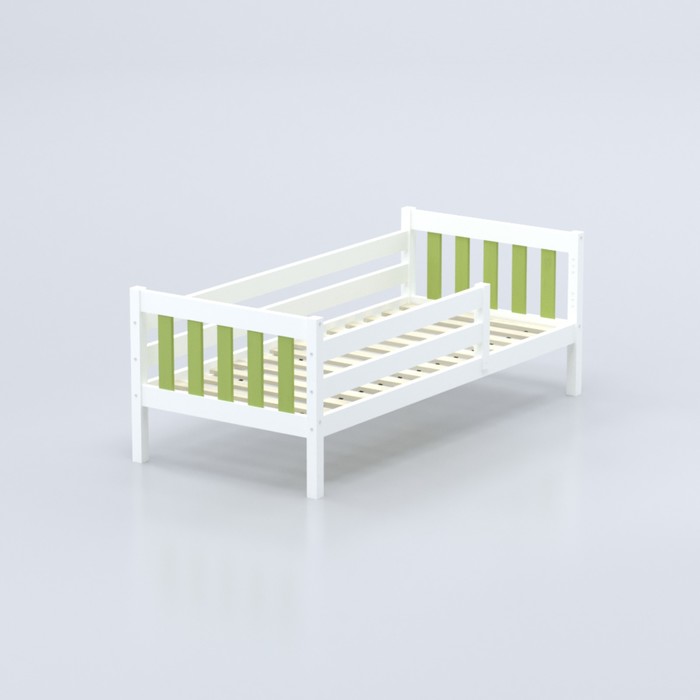 Кровать «Савушка-07», 1-ярусная, цвет зелёный, 90х200 см - фото 1909364224