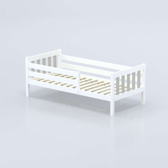 Кровать «Савушка-07», 1-ярусная, цвет серый, 90х200 см