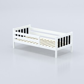 Кровать «Савушка-07», 1-ярусная, цвет чёрный, 90х200 см