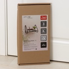 Полка настенная «Барселона 11», 45×24,5×30 см, чёрная - фото 31288909