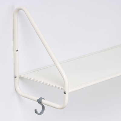 Полка настенная «Барселона 21», 65×24,5×30 см, белая