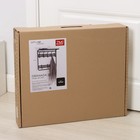 Вешалка с полкой «Гранада 22», 60×22×58 см, цвет чёрный - фото 23197466